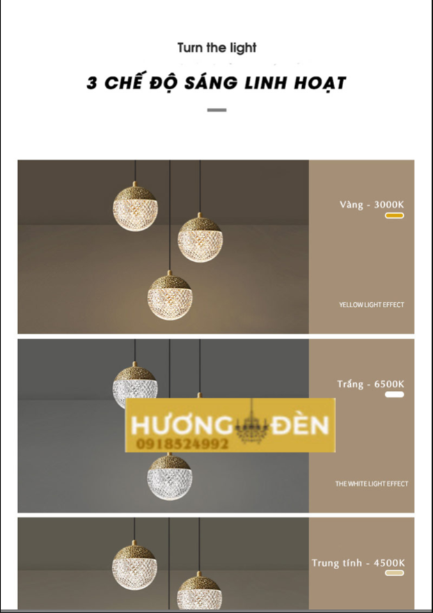 Đèn Thả Đơn 9907-1